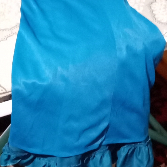 Elkont European Made satin ruffled skirt. Sz M - Picture 12 of 15